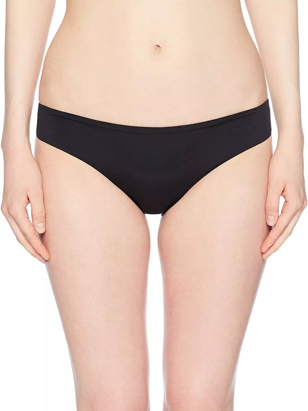 Junior's Standard Solid Basic Hipster Bikini Bottom sz M